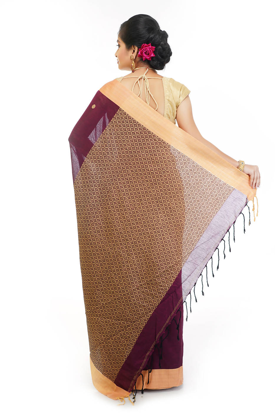 Handloom bengal cotton saree