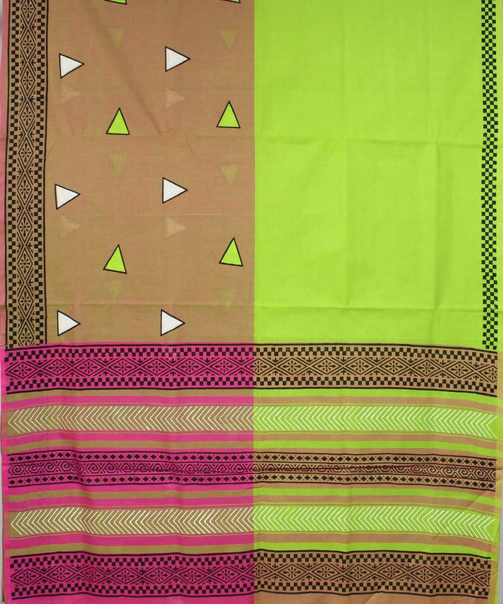 Multicolor Handloom Tamil Nadu Cotton Saree
