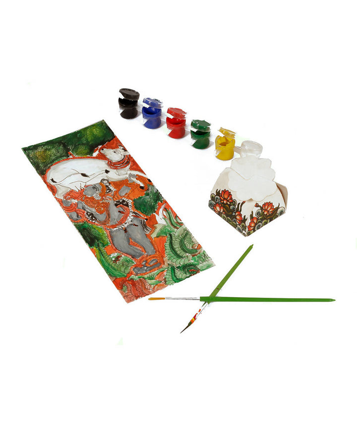 Handmade DIY Educational Colouring Kit (Kerala Mural Painting)