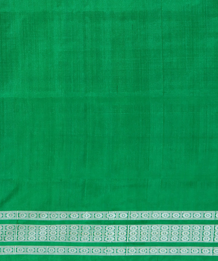 Black green handloom silk sambalpuri saree