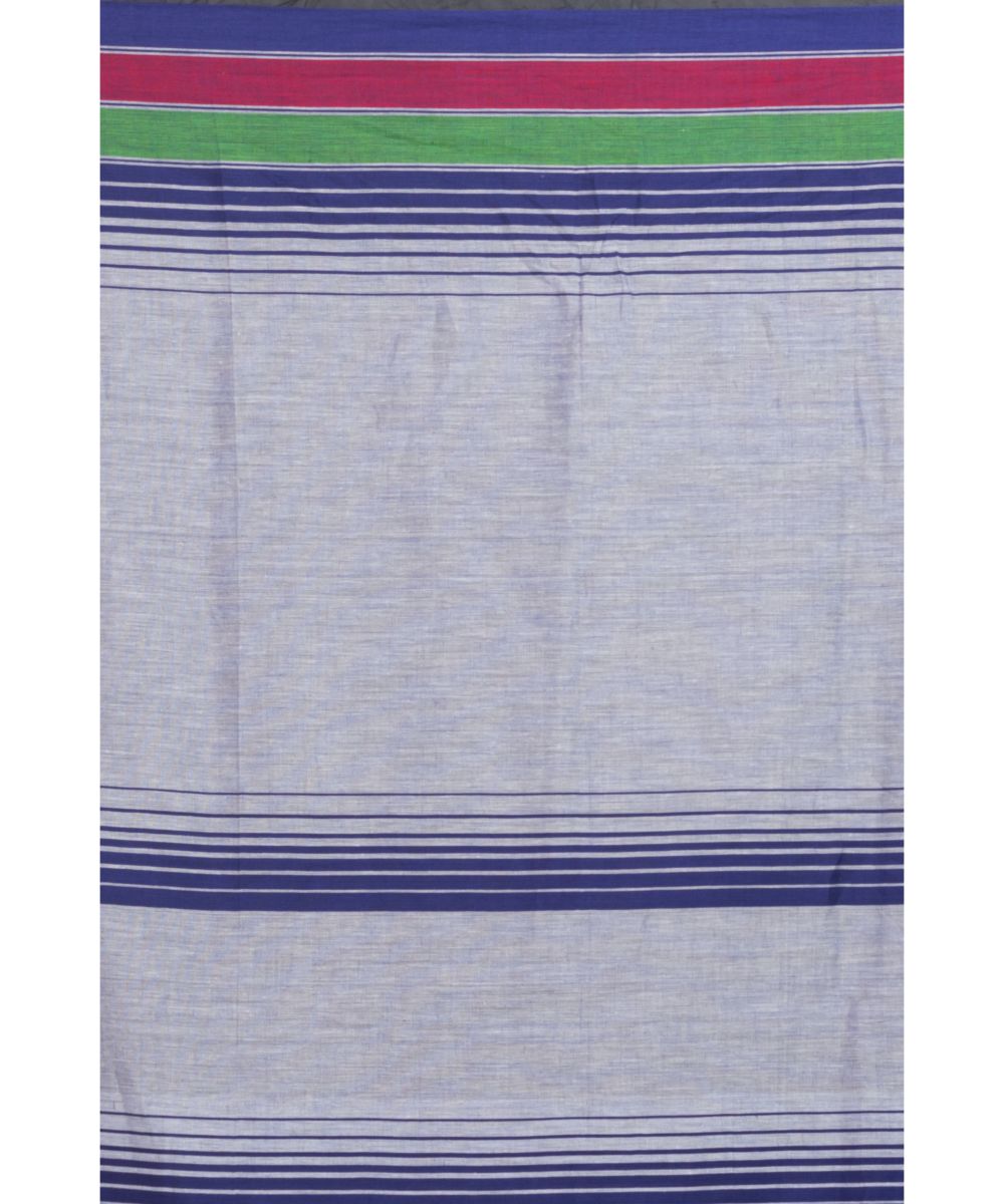 Multicolour handwoven bengal cotton saree