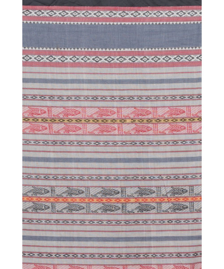 Multicolor handwoven bengal cotton saree