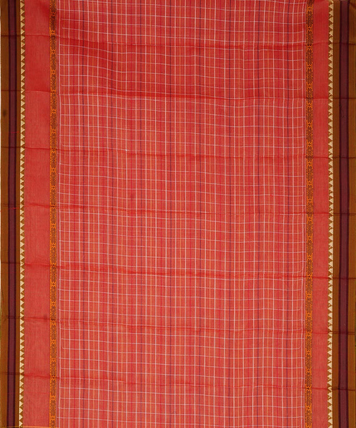 Light pink cotton handloom narayanapet saree