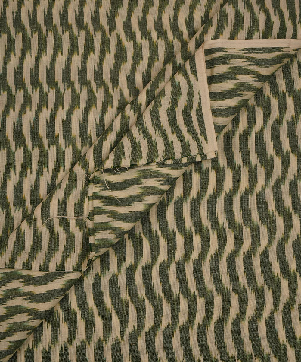 3m Multicolour handwoven single ikat cotton pochampally kurta material