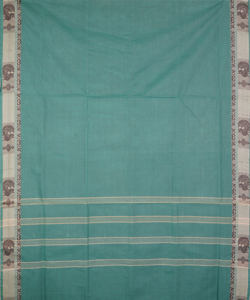 Green handloom cotton venkatagiri saree
