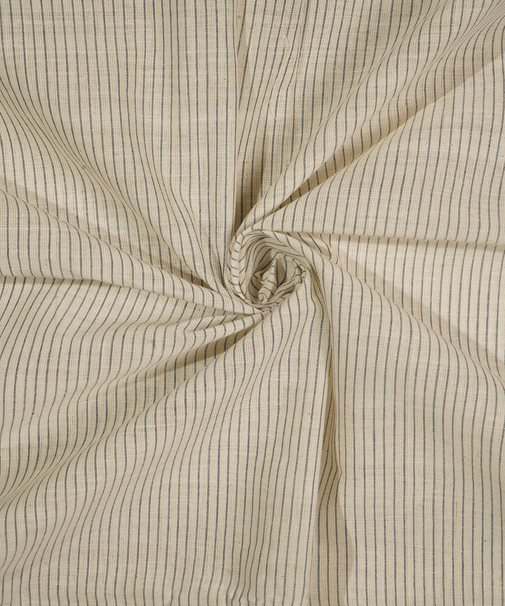 White natural dye handwoven ponduru cotton fabric