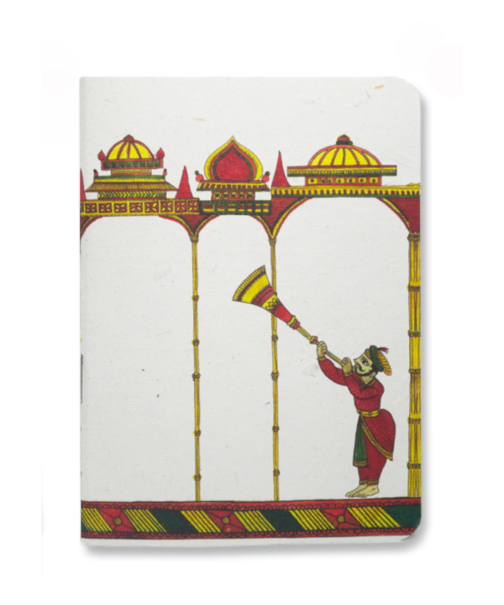 Handcrafted chitrakathi motif 2 notebook 3 bookmark set