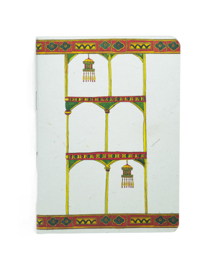 Handcrafted chitrakathi motif 2 notebook 3 bookmark set