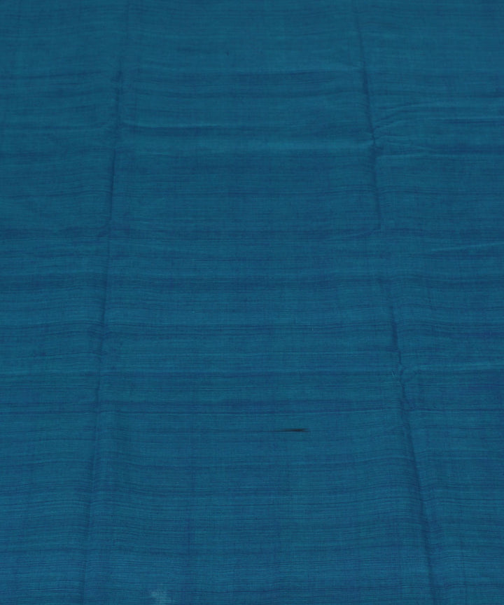 0.6m Blue Green Handloom Mangalagiri Cotton Fabric