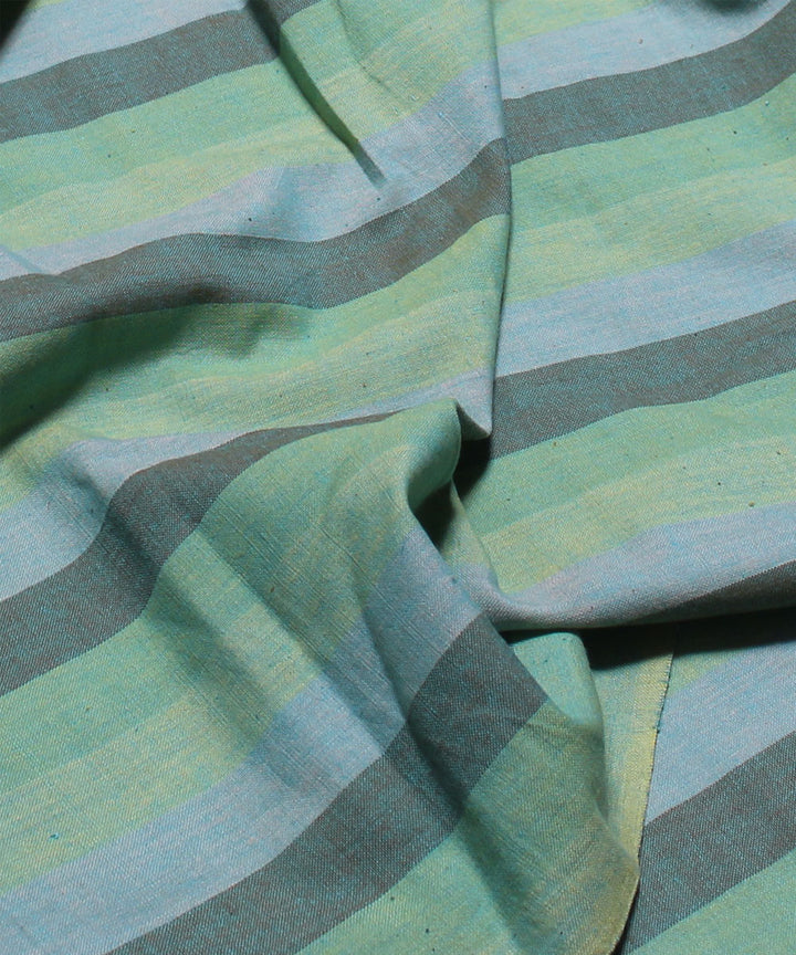 2.5m Multicolor handwoven cotton stripe kurta material