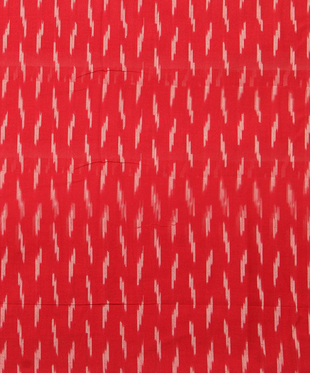 3 pc Red handwoven pochampally ikkat dress material
