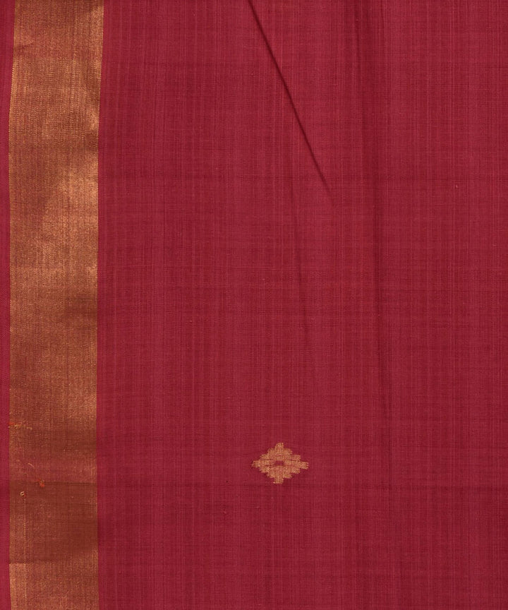 Red cotton handwoven uppada saree