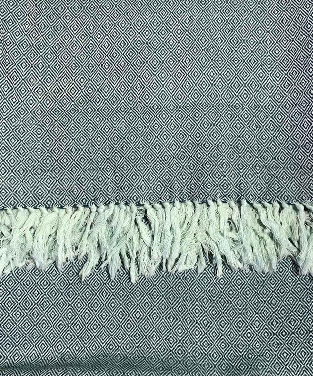 Mint green handloom wool shawl