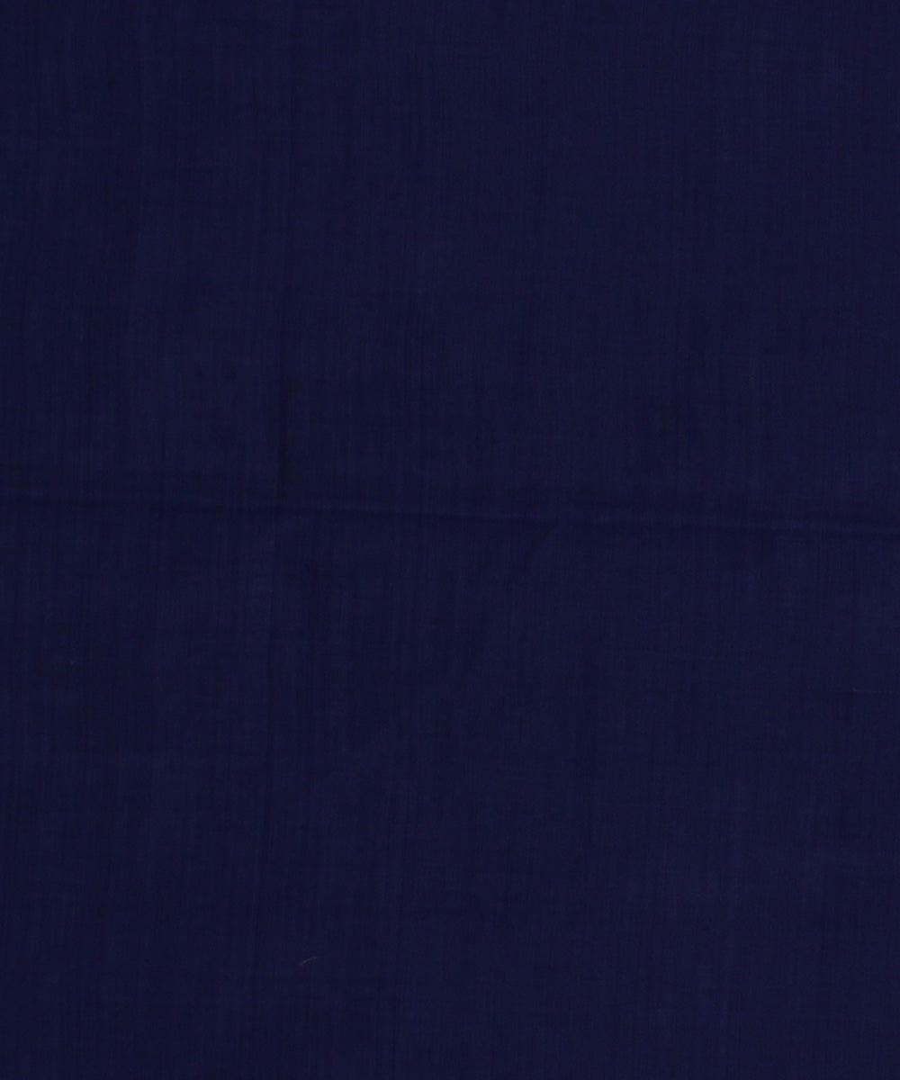 0.45m Navy Blue Mangalagiri Handloom Cotton Fabric