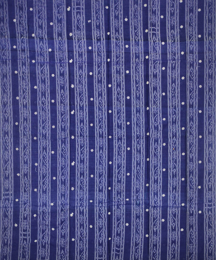 3pc Navy blue grey handwoven sambalpuri ikat cotton dress material