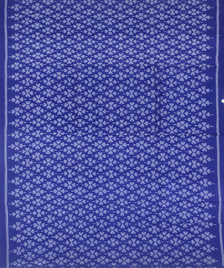 2.5m Blue handwoven cotton sambalpuri ikat kurta material