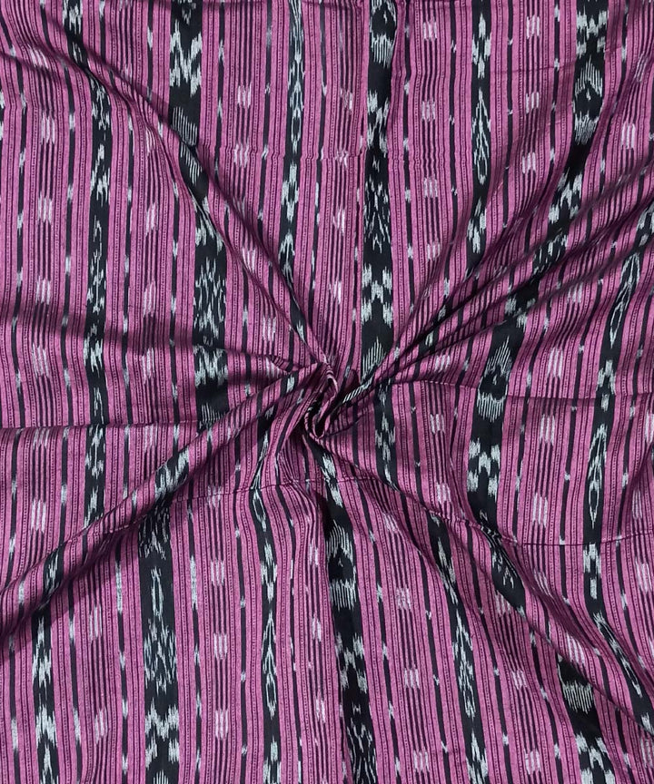 2.5m Pink handwoven cotton nuapatna kurta material