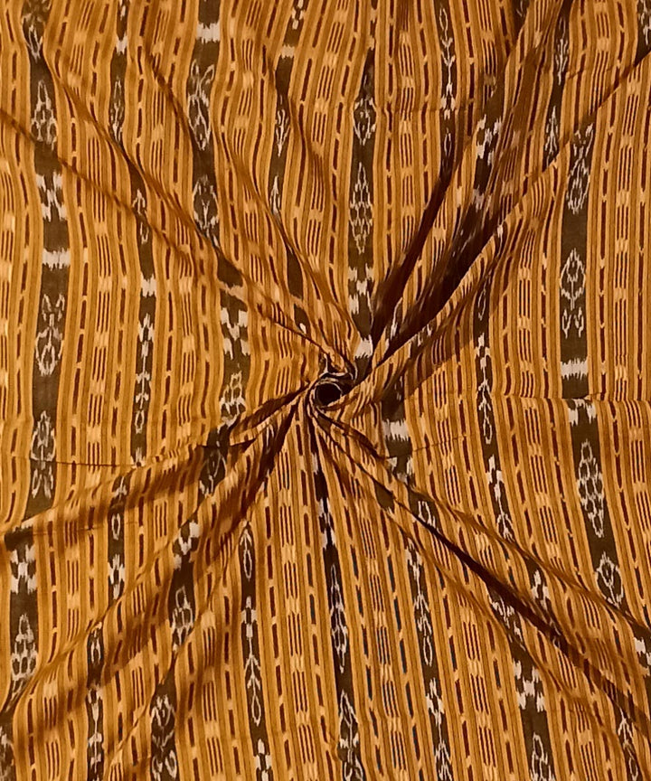 2.5m Yellow handwoven cotton nuapatna kurta material