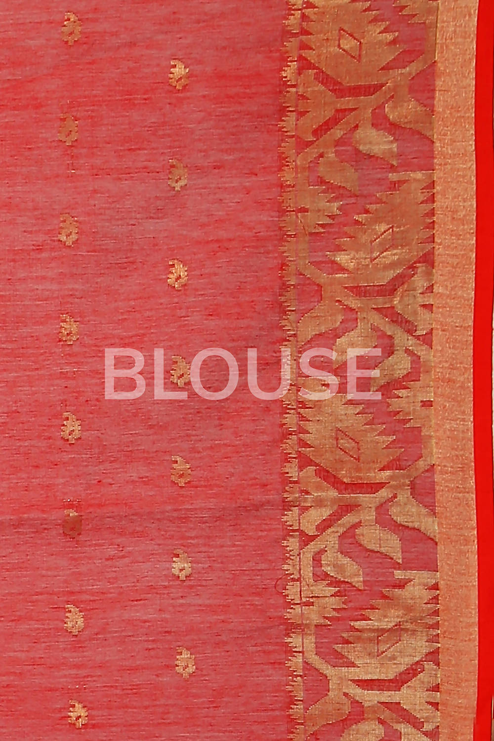 Green red bengal handloom extraweft work saree