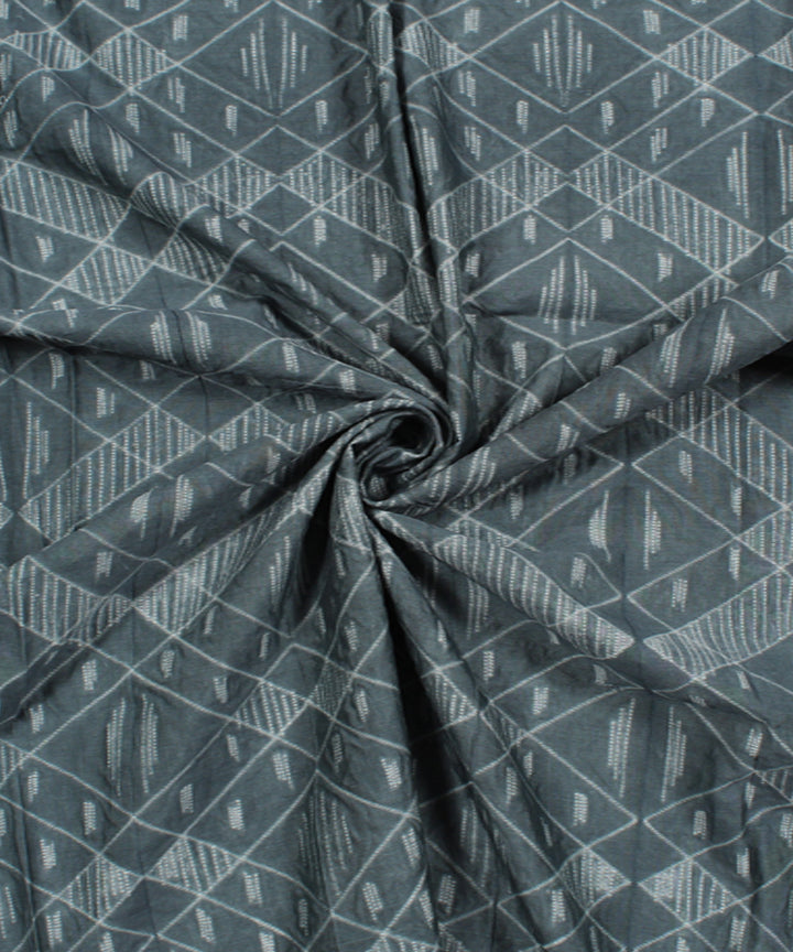 2.5m Grey tie dye cotton silk shibori kurta material