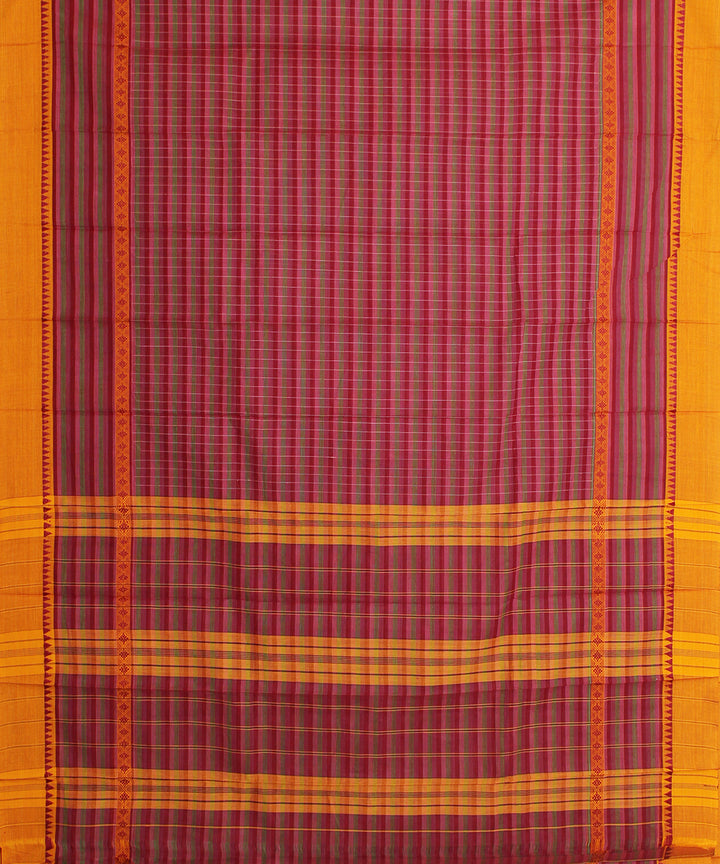 Multicolor handloom narayanpet cotton sari