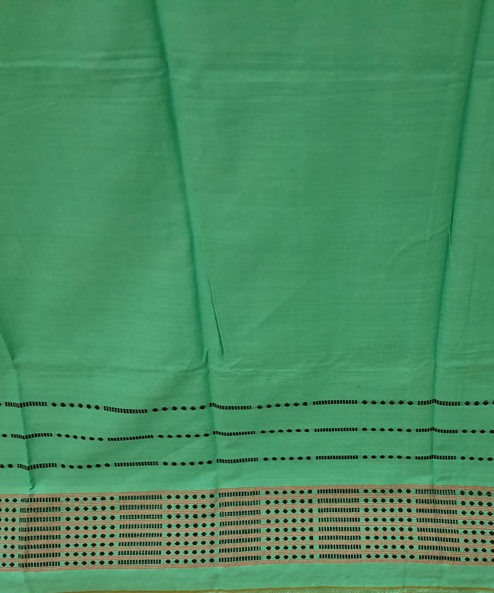 Sea green handloom assam cotton kurti material (2.5m per qty)