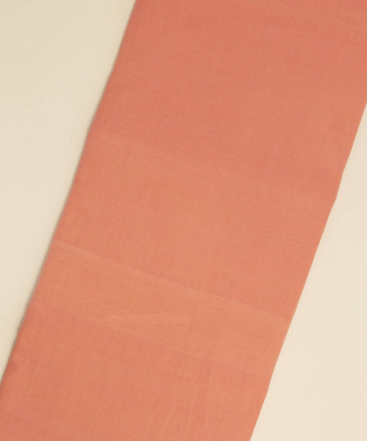 Handspun Handwoven Cotton Dusky Pink Fabric