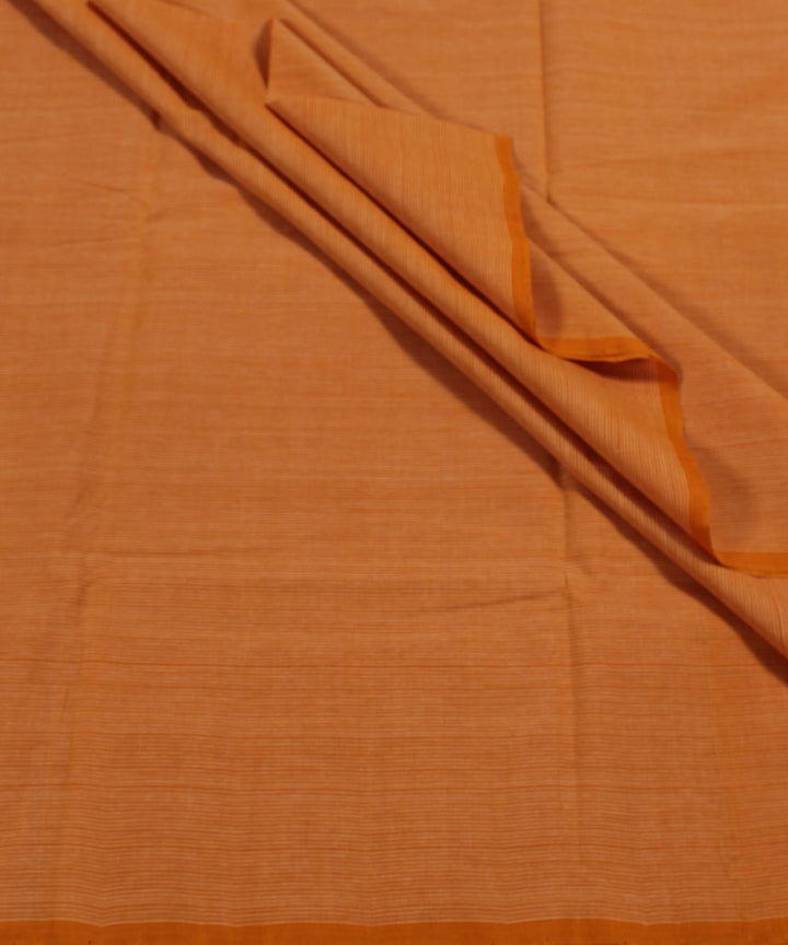 0.9m Handloom Brown White Stripe Mangalgiri Fabric