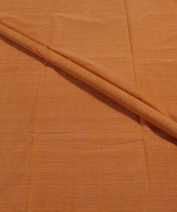 0.9m Handloom Brown White Stripe Mangalgiri Fabric
