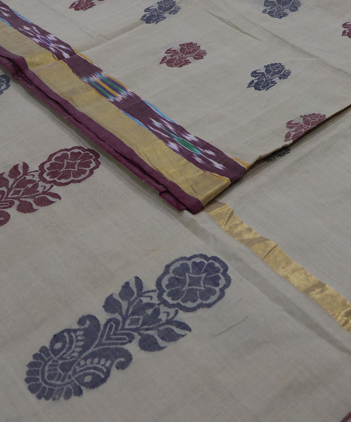 Tan handloom cotton rajahmundry saree