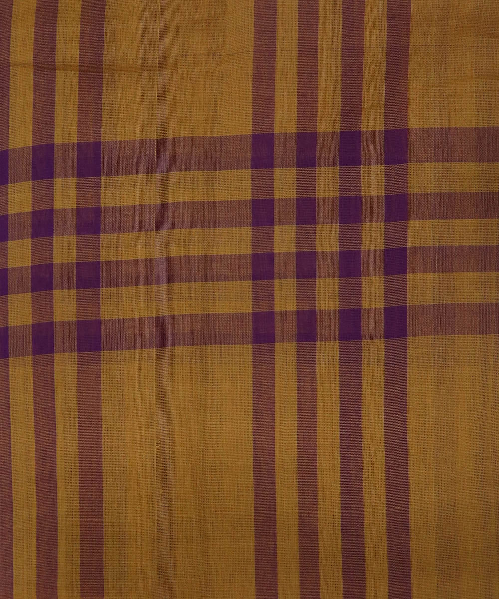 Orange purple handloom cotton rajahmundry saree