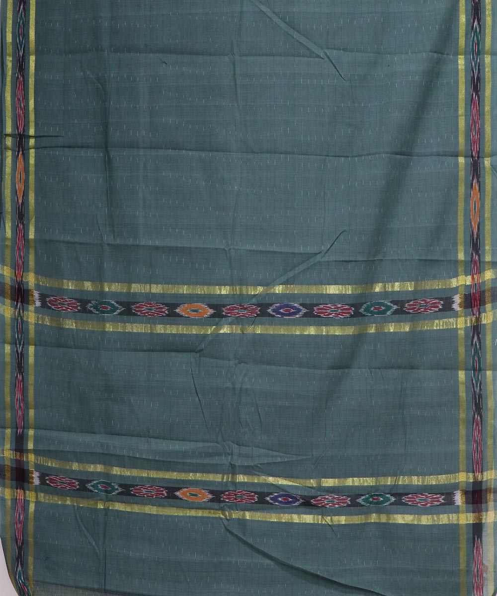 Dark grey handloom cotton rajahmundry saree