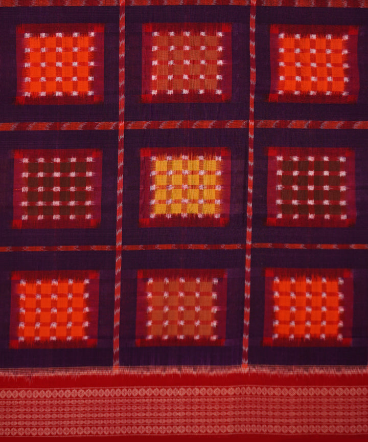 Multicolor handloom cotton ashwini sambalpuri saree