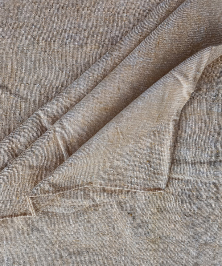 2.5 m Cream white handspun handloom cotton kurta material