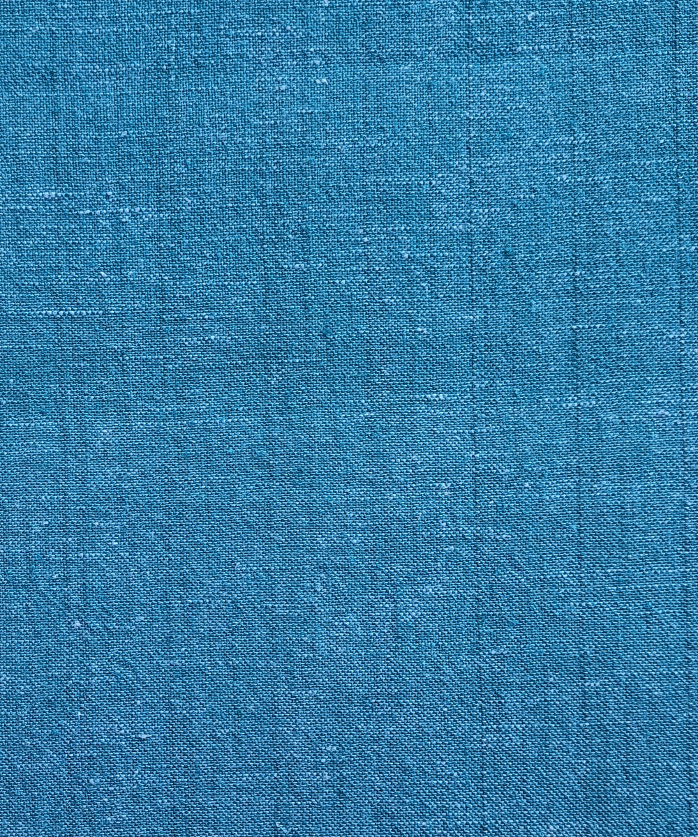 2.5 m Blue handspun handloom cotton kurta material