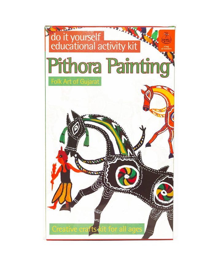 Handmade DIY Educational Colouring Kit Pithora Painting of Gujarat