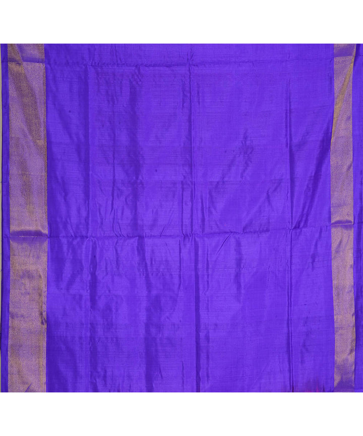 Red lavender silk handwoven pochampally ikat saree