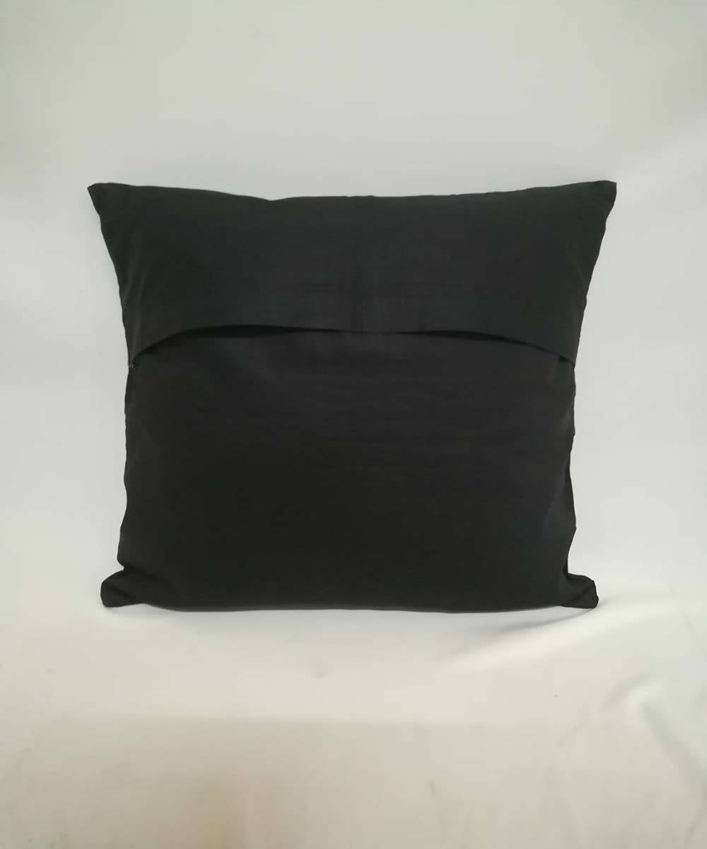 Handcrafted Traditional Mutwa Embroidery black cushion cover
