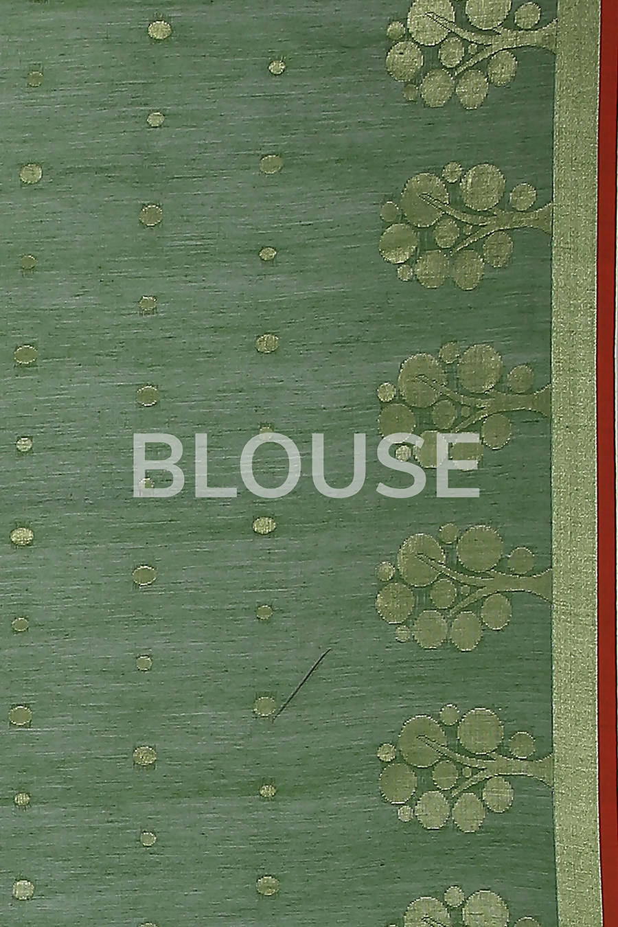 Green bengal handloom extrawefts work saree