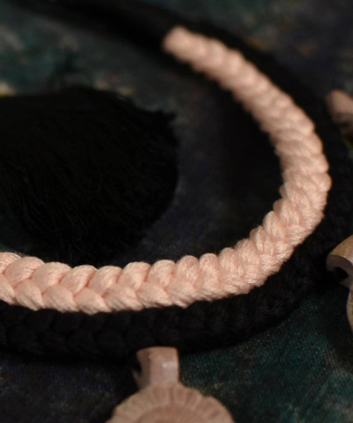Hand carved swastic tara stone choker necklace