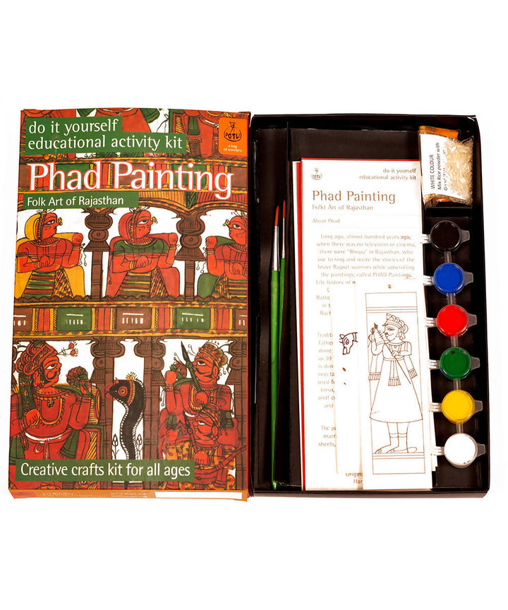 Handmade DIY Educational Colouring Kit Phad Painting of Rajasthan