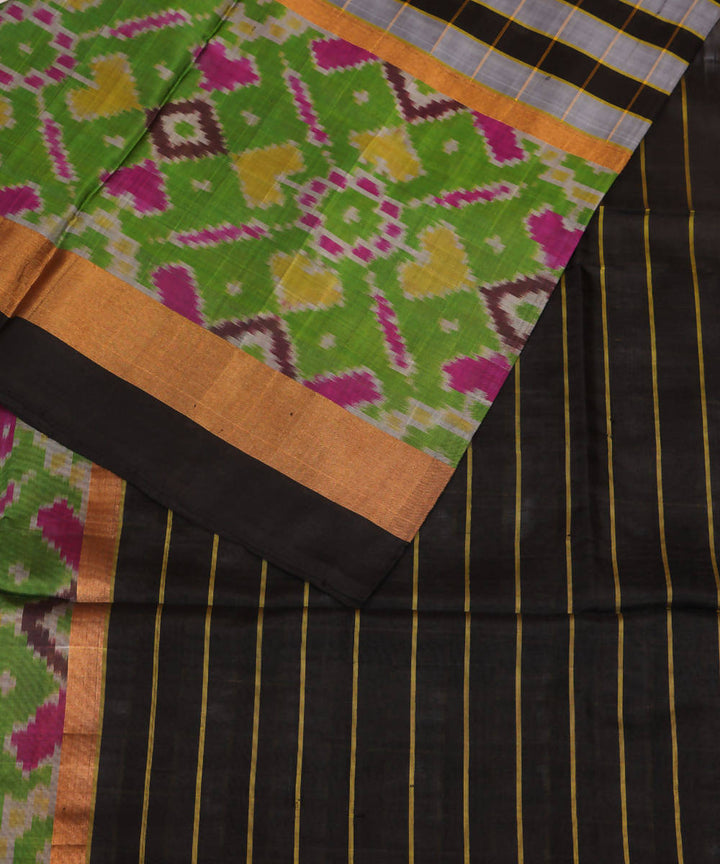 Multi color Handwoven Uppada Silk Saree